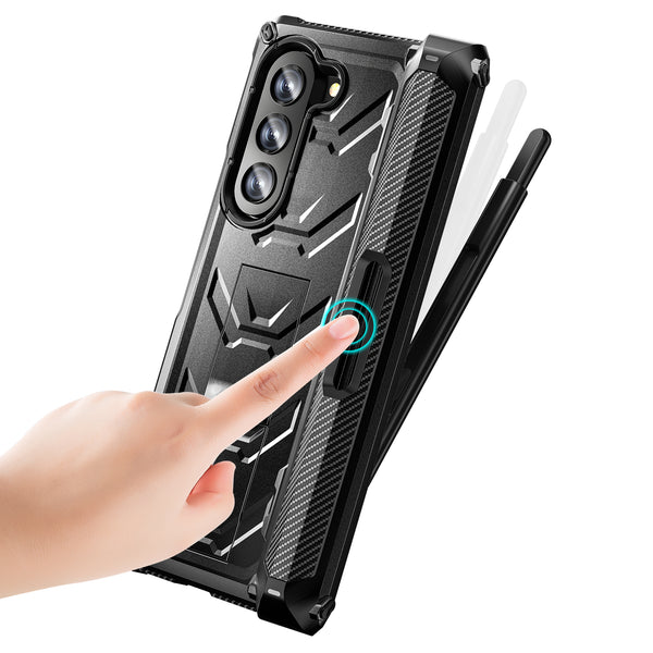 Samsung Galaxy Z Fold5 Case Defender Series- Black