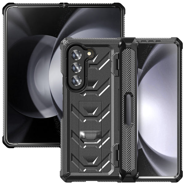 Samsung Galaxy Z Fold5 Case Defender Series- Black