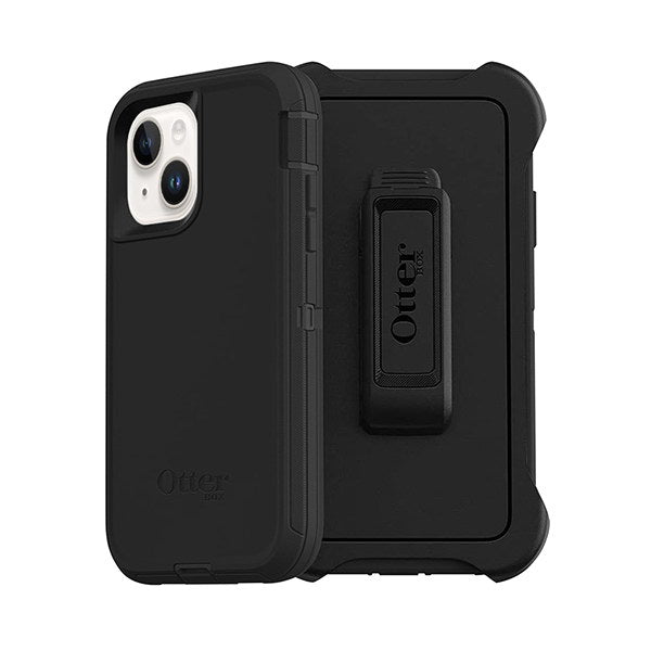 OtterBox Defender Series Case for iPhone 15, iPhone 14, iPhone 13 Case 6.1-inch - Black