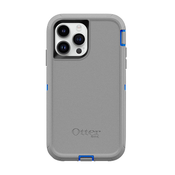 iPhone 15 Pro Case OtterBox Defender Series Case - Gray/ Blue