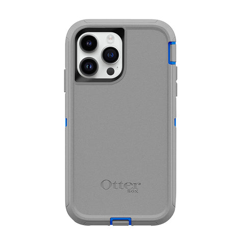 iPhone 15 Pro Max Case OtterBox Defender Series - Gray/ Blue