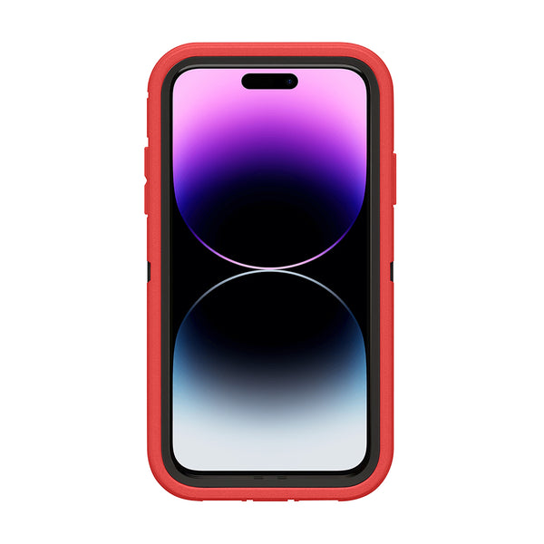 iPhone 15 Pro Max Case OtterBox Defender Series - Red/ Black