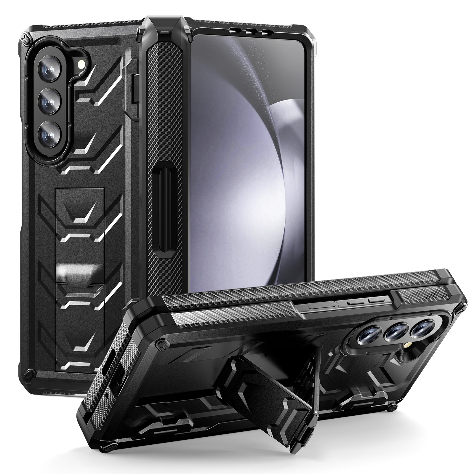 Samsung Galaxy Z Fold5 Case Defender Series- Black