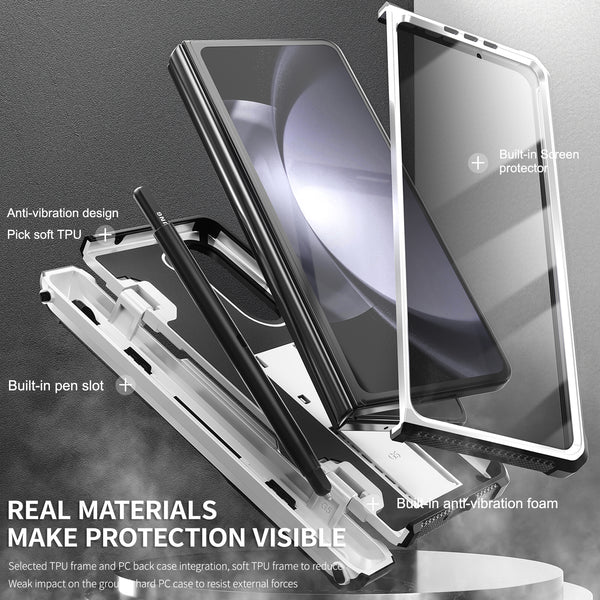 Samsung Galaxy Z Fold5 Case Defender Series - White