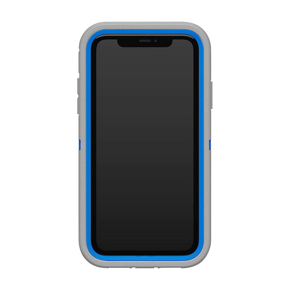 OtterBox Defender Series Case for iPhone 15, iPhone 14, iPhone 13 Case - Gray/ Blue