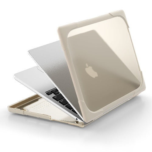 Apple MacBook Air 13.6-inch Case 2022 (A2681) - Dual Material full Protective Case - Khaki