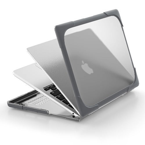 Apple MacBook Air 13.6-inch Case 2022 (A2681) - Dual Material full Protective Case - Gray