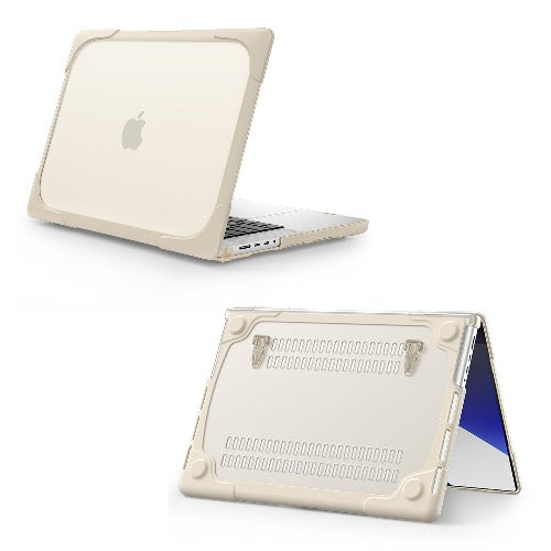 Apple MacBook Pro 16.2-inch Case 2021 (A2485) - Dual Material full Protective Case - Khaki