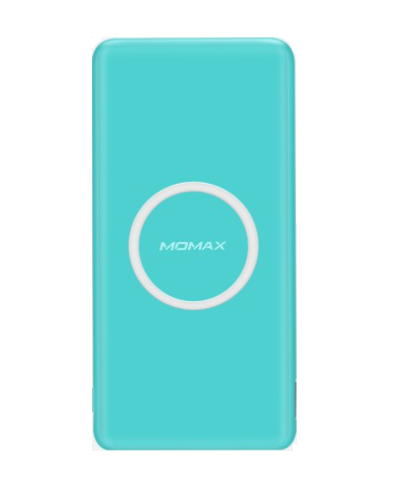 Momax-Q.Power Slim Wireless Charging External Battery Pack - Blue