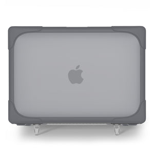 Apple MacBook Pro 16.2-inch 2021 (A2485)- Dual Material full Protective Cover Case- Gray