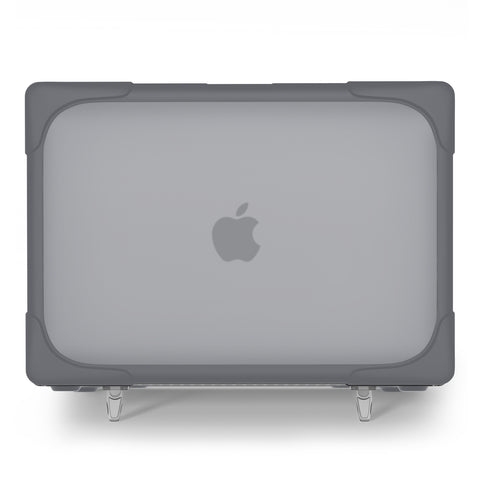 Apple MacBook Pro 16.2-inch 2021 (A2485)- Dual Material full Protective Cover Case- Gray