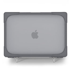 Apple MacBook Pro 14.2-inch 2021 (A2442)- Dual Material full Protective Cover Case- Gray