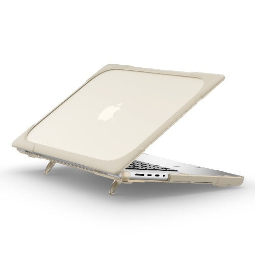 Apple MacBook Pro 14.2-inch Case 2021 (A2442) - Dual Material full Protective Case - Khaki