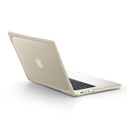 MacBook Pro 16.2-inch 2021 (A2485)- Dual Material full Protective Cover Case-Khaki
