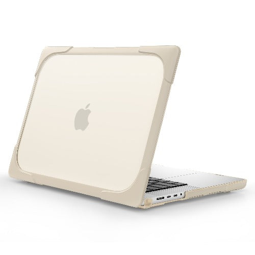 Apple MacBook Pro 14.2-inch Case 2021 (A2442) - Dual Material full Protective Case - Khaki