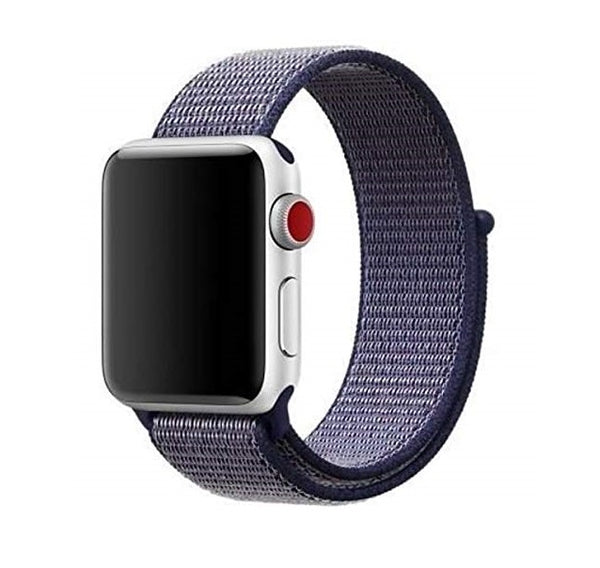 Woven Nylon Apple Watch Sport Loop 42/44MM - Midnight Blue