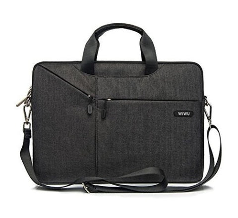 WIWU Oxford Sleeve City Commuter Bag Travel Handbag for 13.3-inch-Black