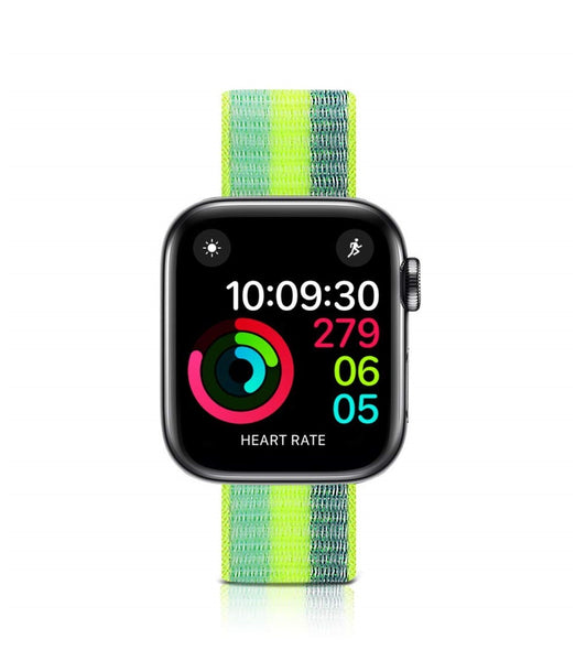 Woven Nylon Apple Watch Sport Loop 42/44MM-Flash Stripe