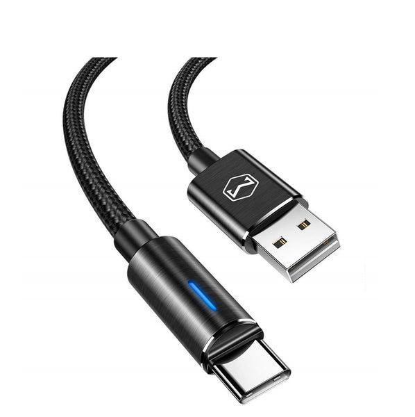 Mcdodo Auto Disconnect Type-C Data Cable 1m ( 3.2 Ft ) Quick Charge -Black