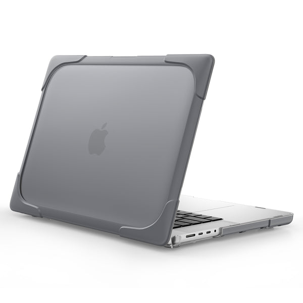 Apple MacBook Pro 16.2-inch 2021 (A2485) - Dual Material full Protective Case - Gray