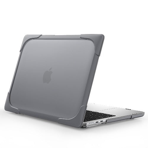Apple MacBook Air 13.6-inch Case 2022 (A2681) - Dual Material full Protective Case - Gray