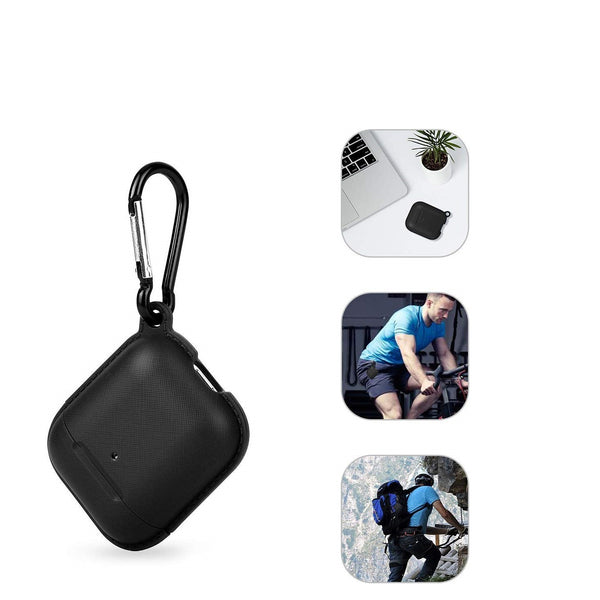 Wiwu eggshell 360 protect TPU case for airpods 1&2 - Black