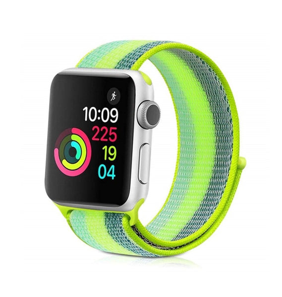 Woven Nylon Apple Watch Sport Loop 42/44MM-Flash Stripe