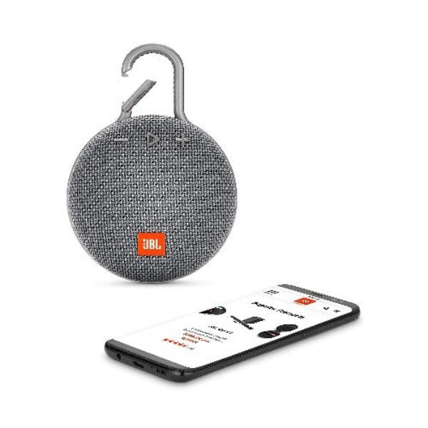 JBL Clip 3 Portable Waterproof Wireless Bluetooth Speaker-Grey