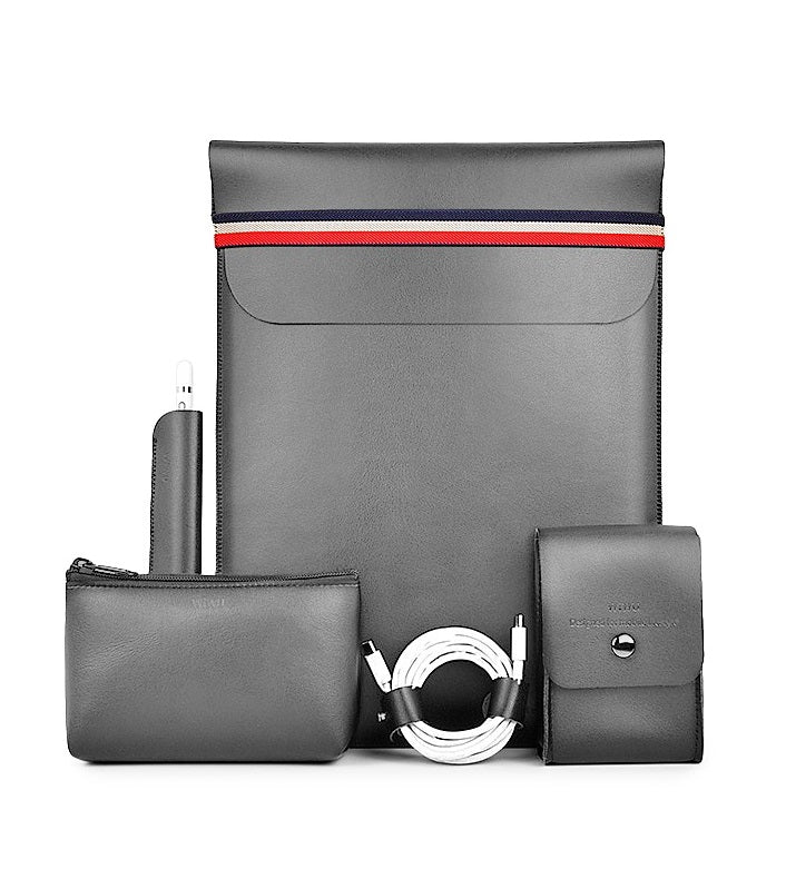 WIWU 5 in 1 Elite Protect Set for MacBook / Tablets / Laptops up to 14-inch-Grey