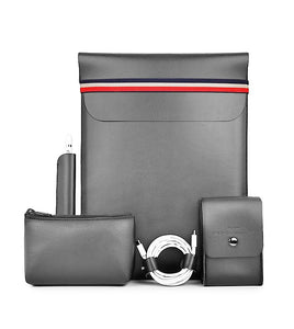 WIWU 5 in 1 Elite Protect Set for MacBook / Tablets / Laptops up to 14-inch-Grey