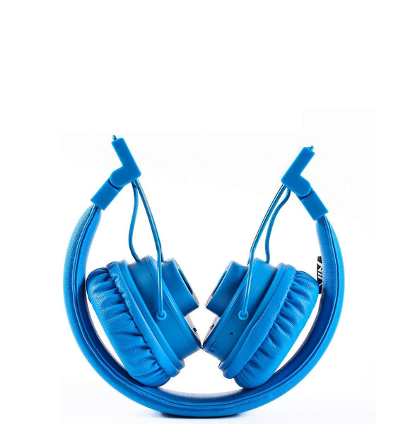 Nia X5SP Wireless Sound Bluetooth V4.2 Headphone With Speaker - Blue