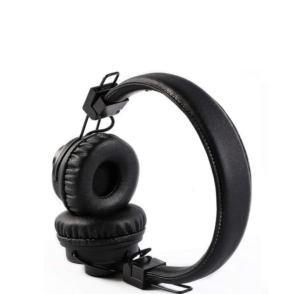 Nia X5SP Wireless Sound Bluetooth V4.2 Headphone With Speaker - Black