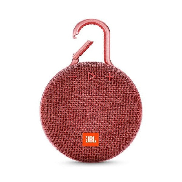 JBL Clip 3 Portable Waterproof Wireless Bluetooth Speaker-Red