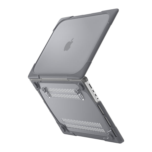 Apple MacBook Pro 16.2-inch 2021 (A2485) - Dual Material full Protective Case - Gray