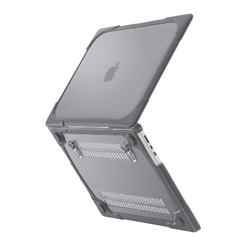 Apple MacBook Air 13.6-inch Case 2022 (A2681) - Dual Material full Protective Case - Gray