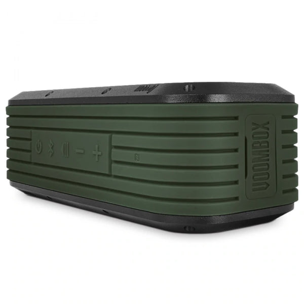 Divoom Voombox-Outdoor Water Resistant and Rugged Bluetooth Portable Speaker with Mic-Green
