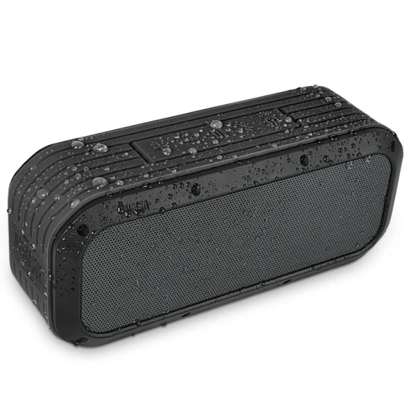 Divoom Voombox-Outdoor Water Resistant and Rugged Bluetooth Portable Speaker with Mic-Black