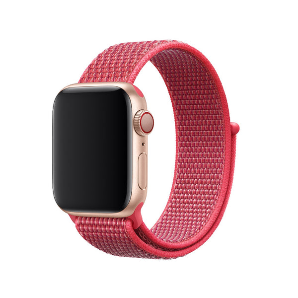 Woven Nylon Apple Watch Sport Loop 42/44MM-Hibiscus