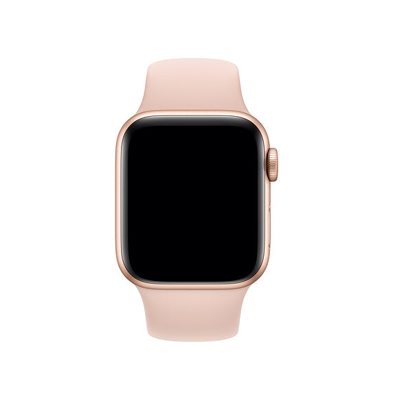 Silicone Sport Band For Apple Watch 42/44M-Pink Sand