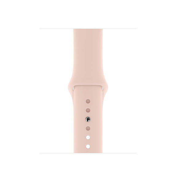 Silicone Sport Band For Apple Watch 42/44M-Pink Sand