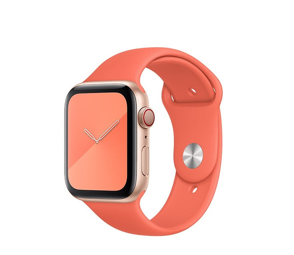 Silicone Sport Band For Apple Watch 38/40M-Clementine