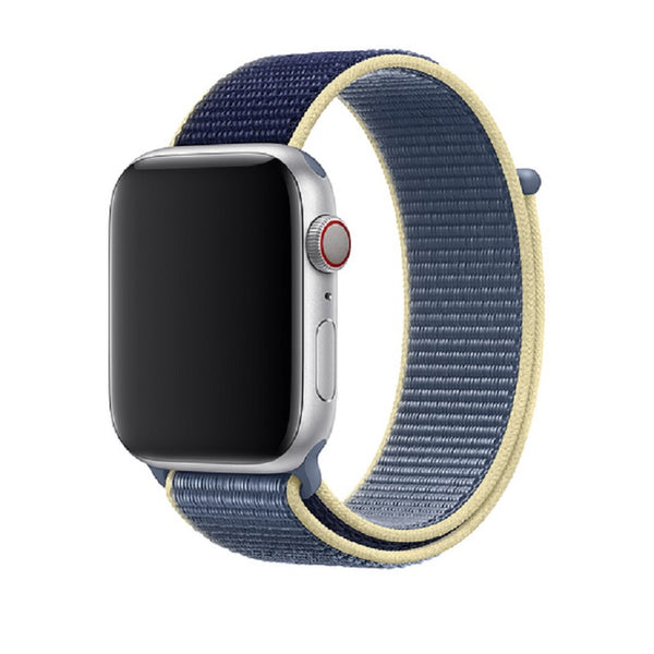 Woven Nylon Apple Watch Sport Loop 42/44MM-Alaskan Blue