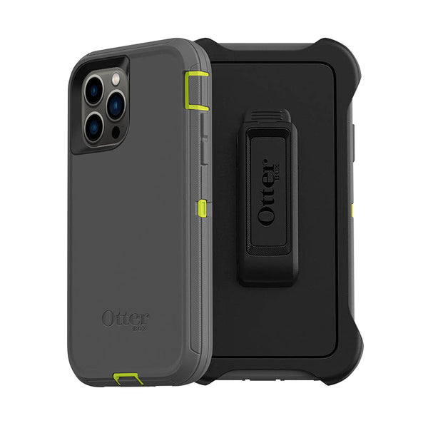 OtterBox Defender Series Screenless Edetion Case For IPhone 13 Pro Max 6.7- Gray/Green