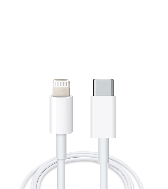Apple USB-C to Lightning Cable 1m (from box) - White