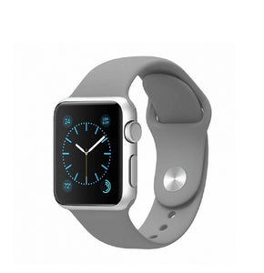 Silicone Sport Band For Apple Watch 42/44M-Grey