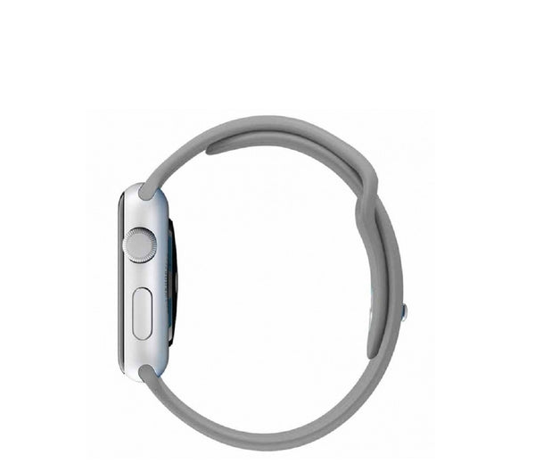 Silicone Sport Band For Apple Watch 42/44M-Grey