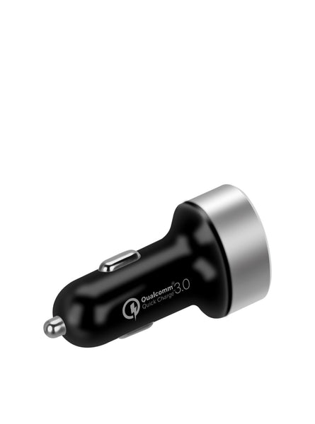 Momax USB Qualcomm 3.0 Fast Car Charger (UC9D)-Black