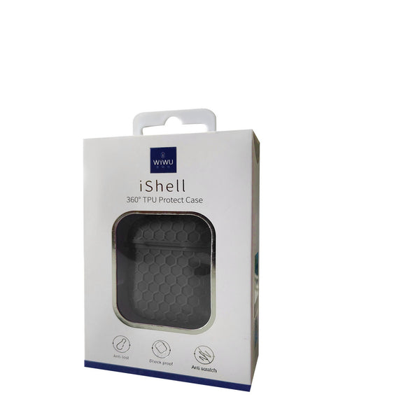 Wiwu Ishell 360 TPU Protect Case For Airpods 1&2-Grey