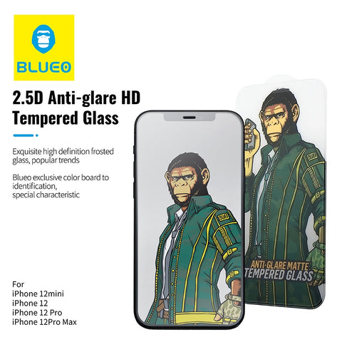 Blueo Anti-Glare Matt glass Screen protector For iphone 12 Pro Max 6.7