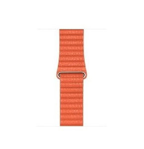 Leather Loop Band with Magnet for Apple Watch 42/44MM-Orange